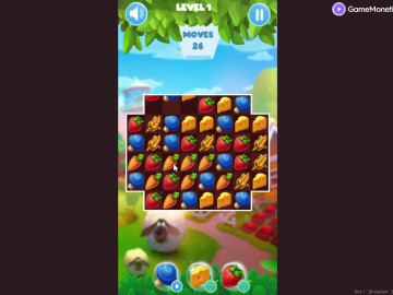 Farm House Crash Match Game